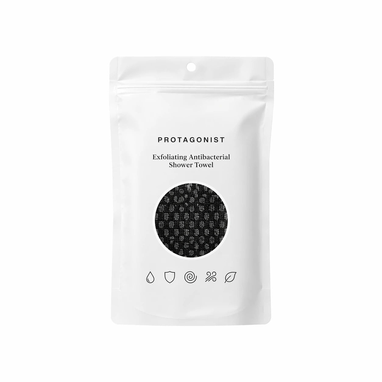 PROTAGONIST EXFOLIATING ANTIBACTERIAL SHOWER TOWEL