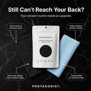 PROTAGONIST EXFOLIATING ANTIBACTERIAL SHOWER TOWEL